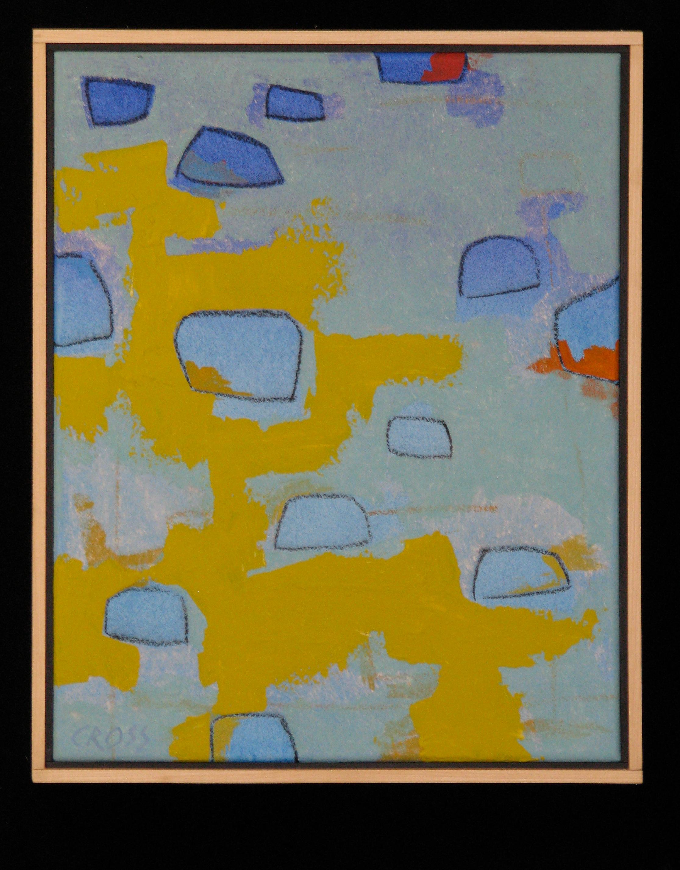 Bob Cross Abstract Painting - Rain