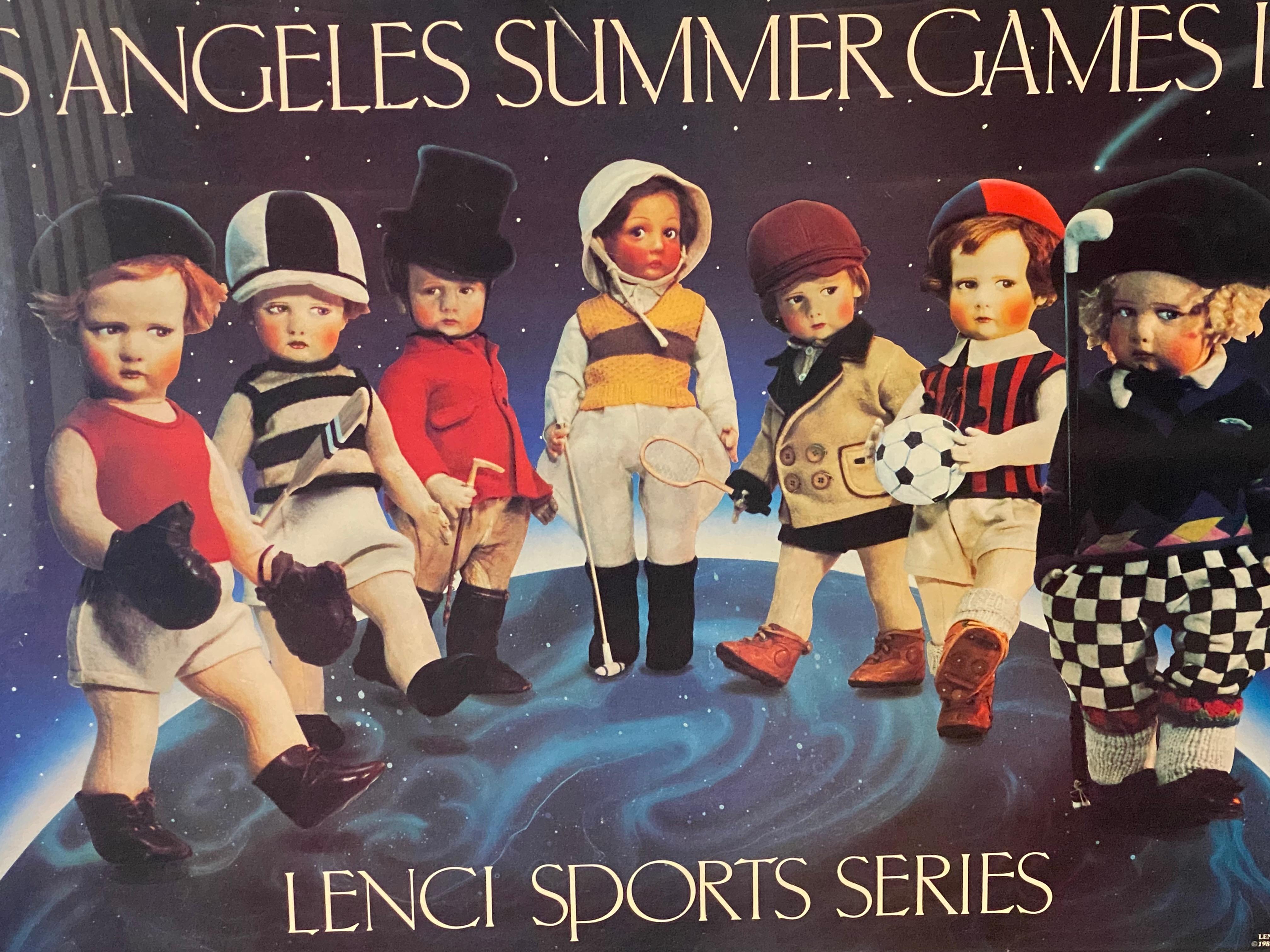 Juegos de Verano de Los Ángeles 1984, Póster Vintage - Print de Bob Dennison
