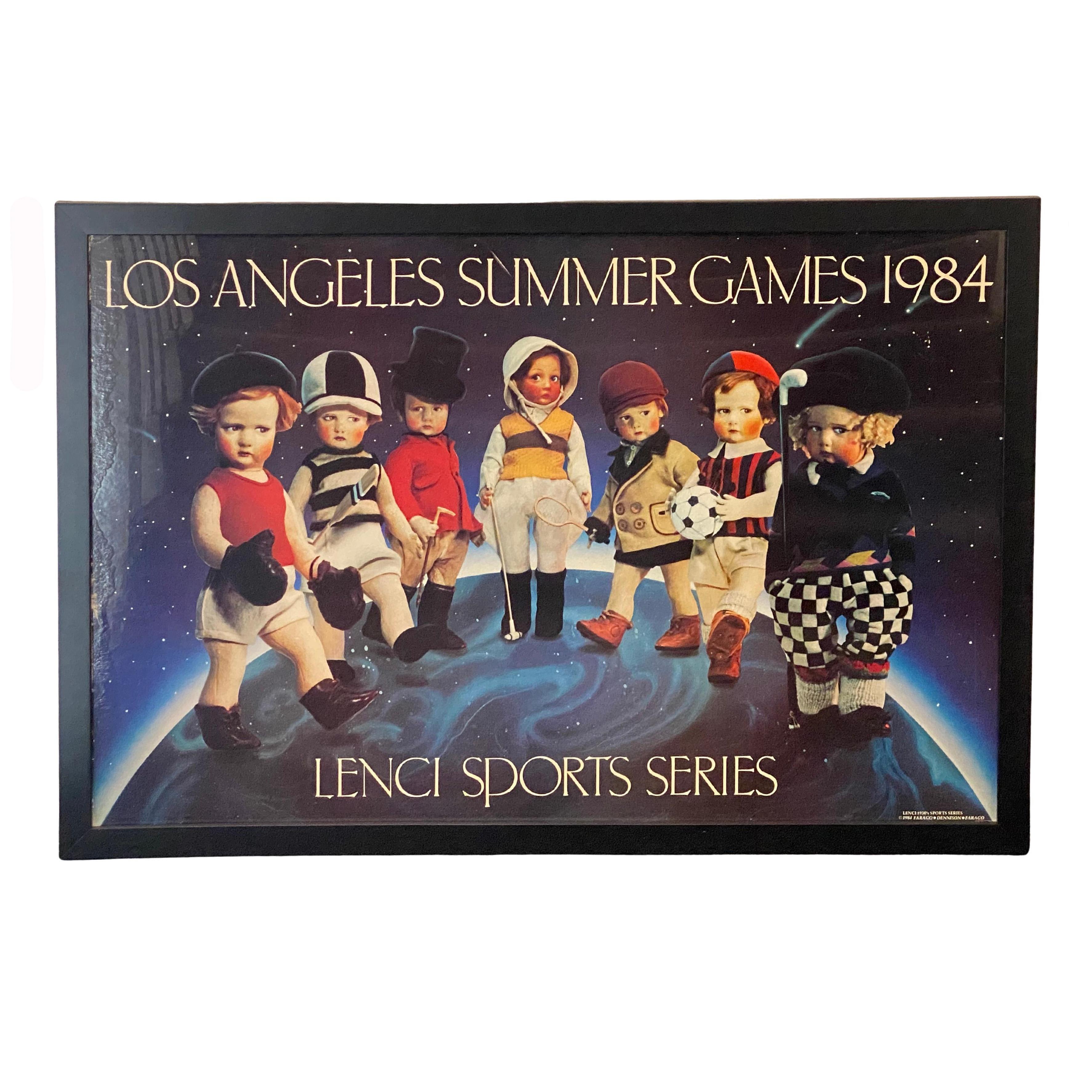 Los Angeles Sommerspiele 1984, Vintage-Poster, Los Angeles