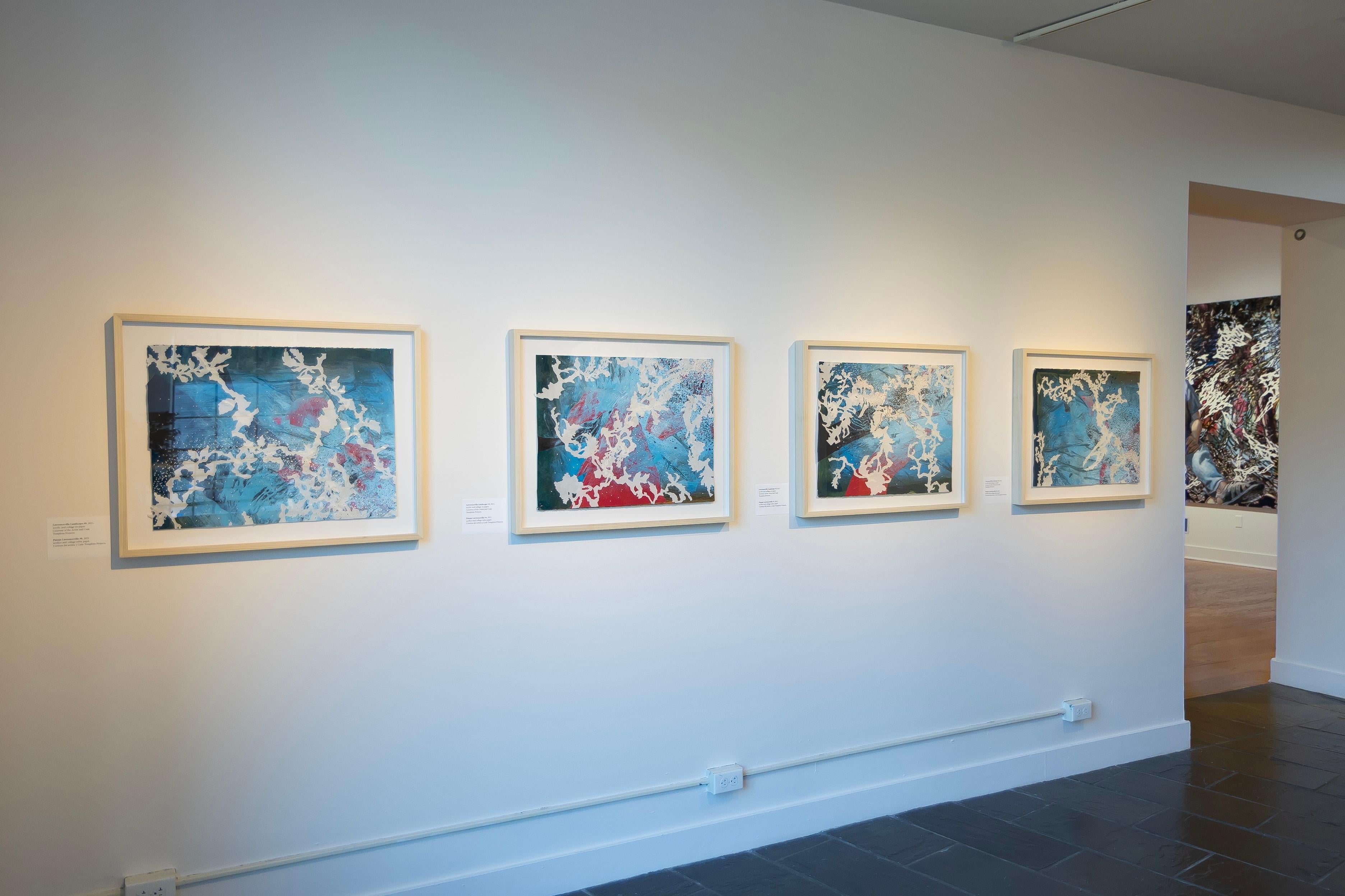 Lawrenceville Landschaft #8 (Zeitgenössisch), Mixed Media Art, von Bob Dilworth