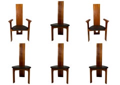 Vintage Bob & Dries van den Berghe for Tranekaer "Iris" Set of 6 Danish Dining Chairs