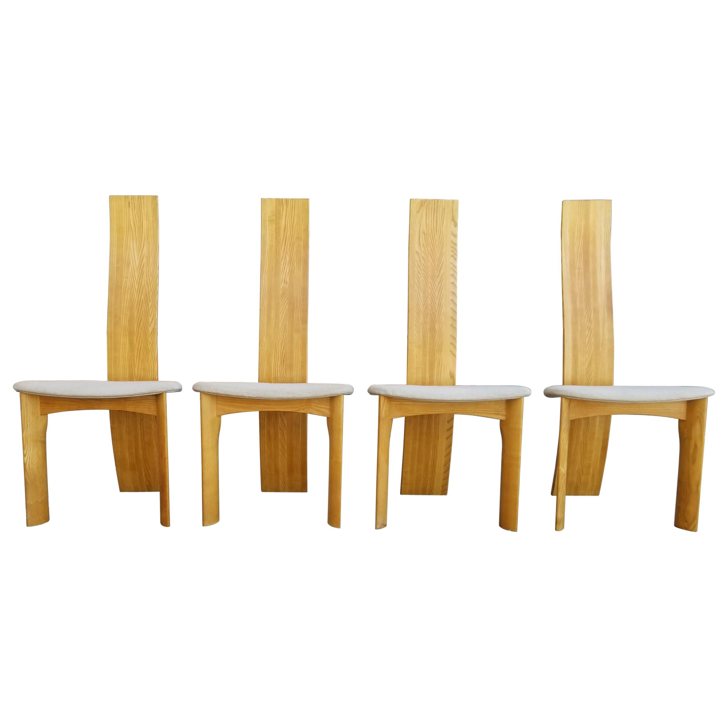 Bob & Dries Van Der Berghe Sculptural Dining Chairs