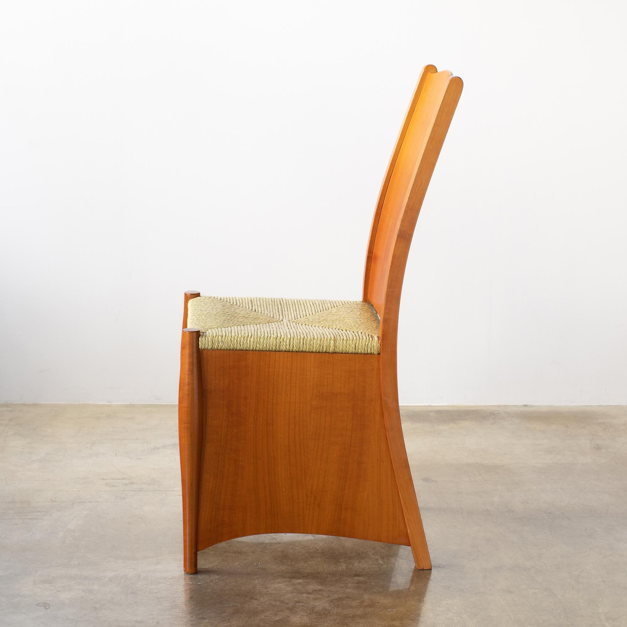 Italiano Bob Dubois Philippe Starck Sedia in stile postmoderno Wood in vendita