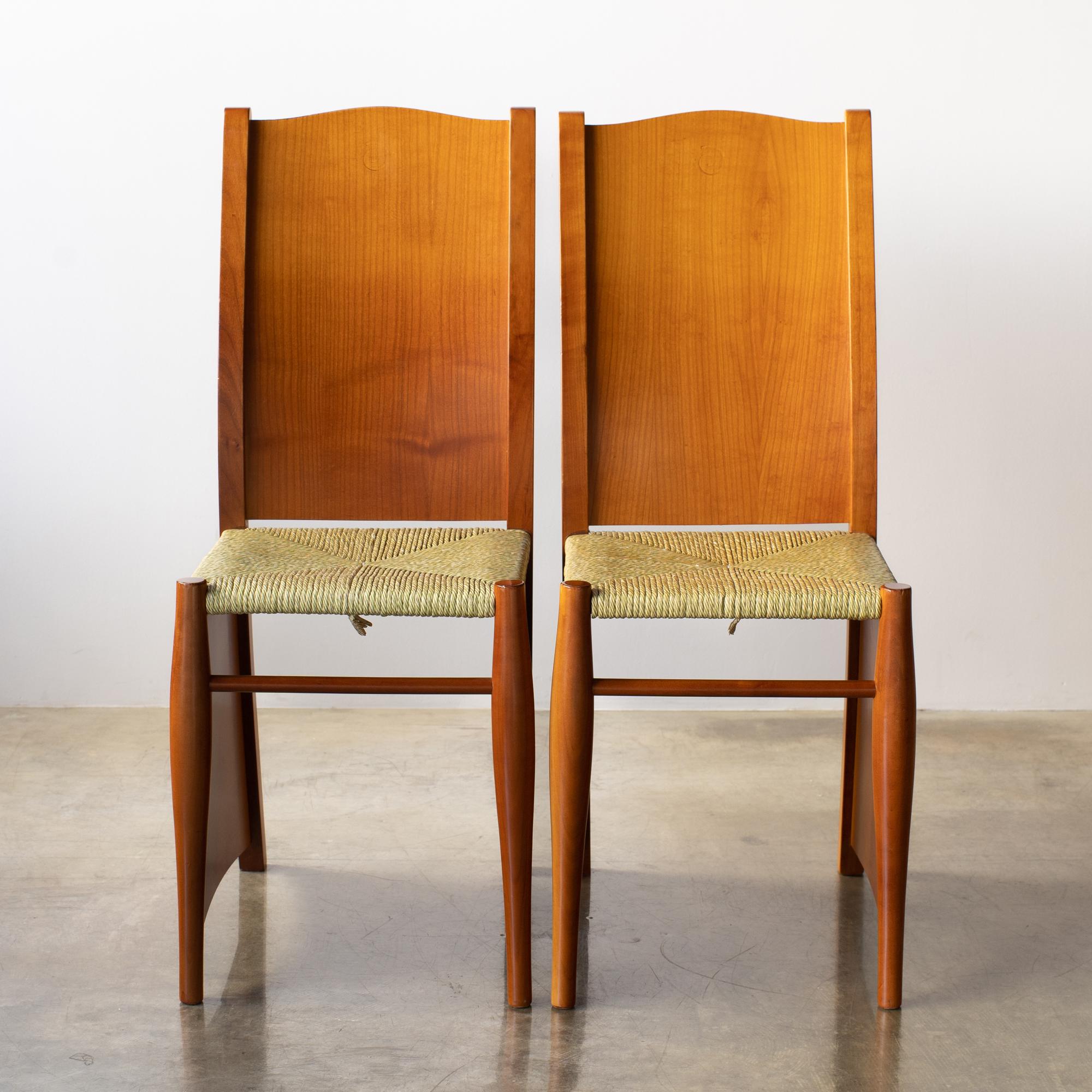 Fine XX secolo Bob Dubois Philippe Starck Sedia in stile postmoderno Wood in vendita