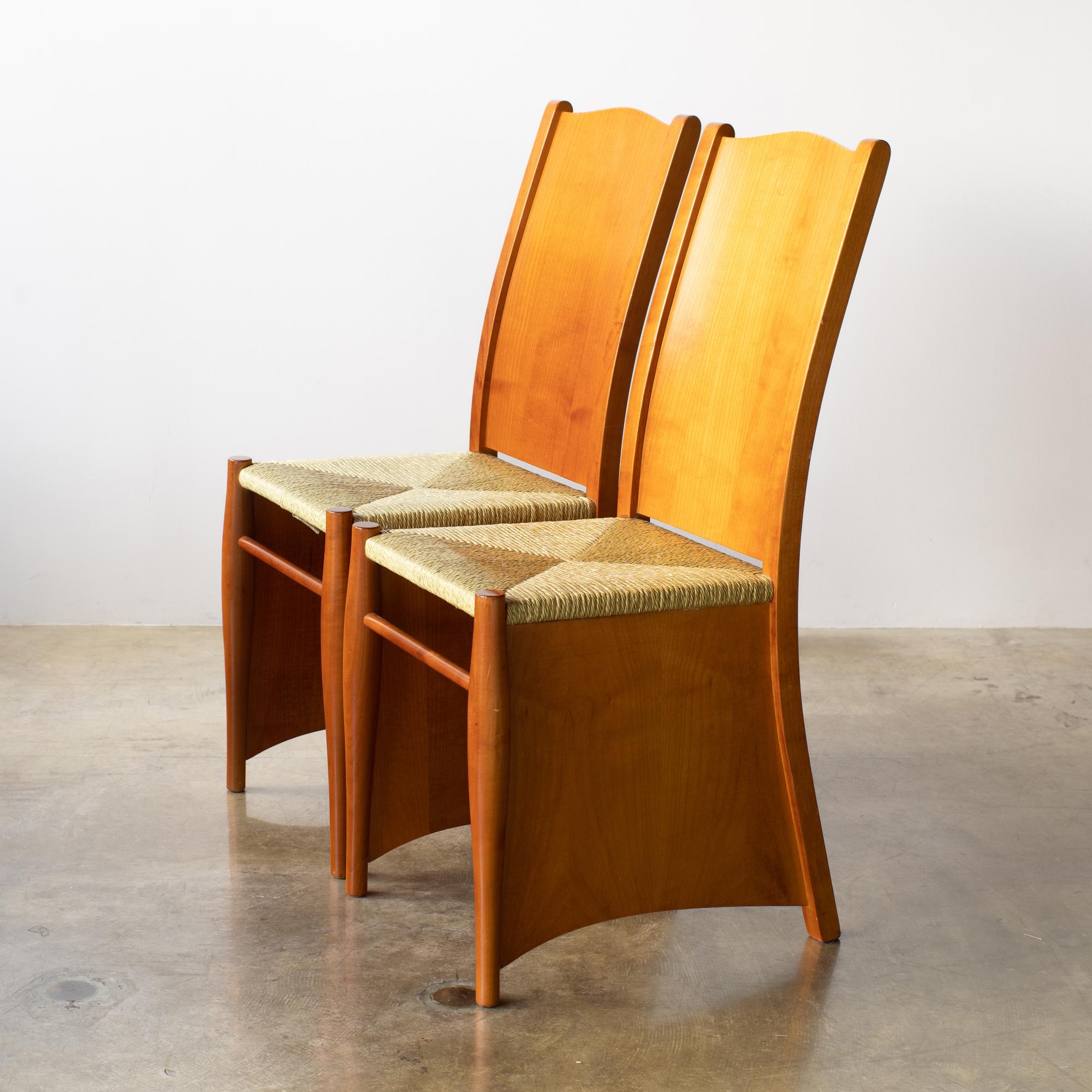 Corda di carta Bob Dubois Philippe Starck Sedia in stile postmoderno Wood in vendita