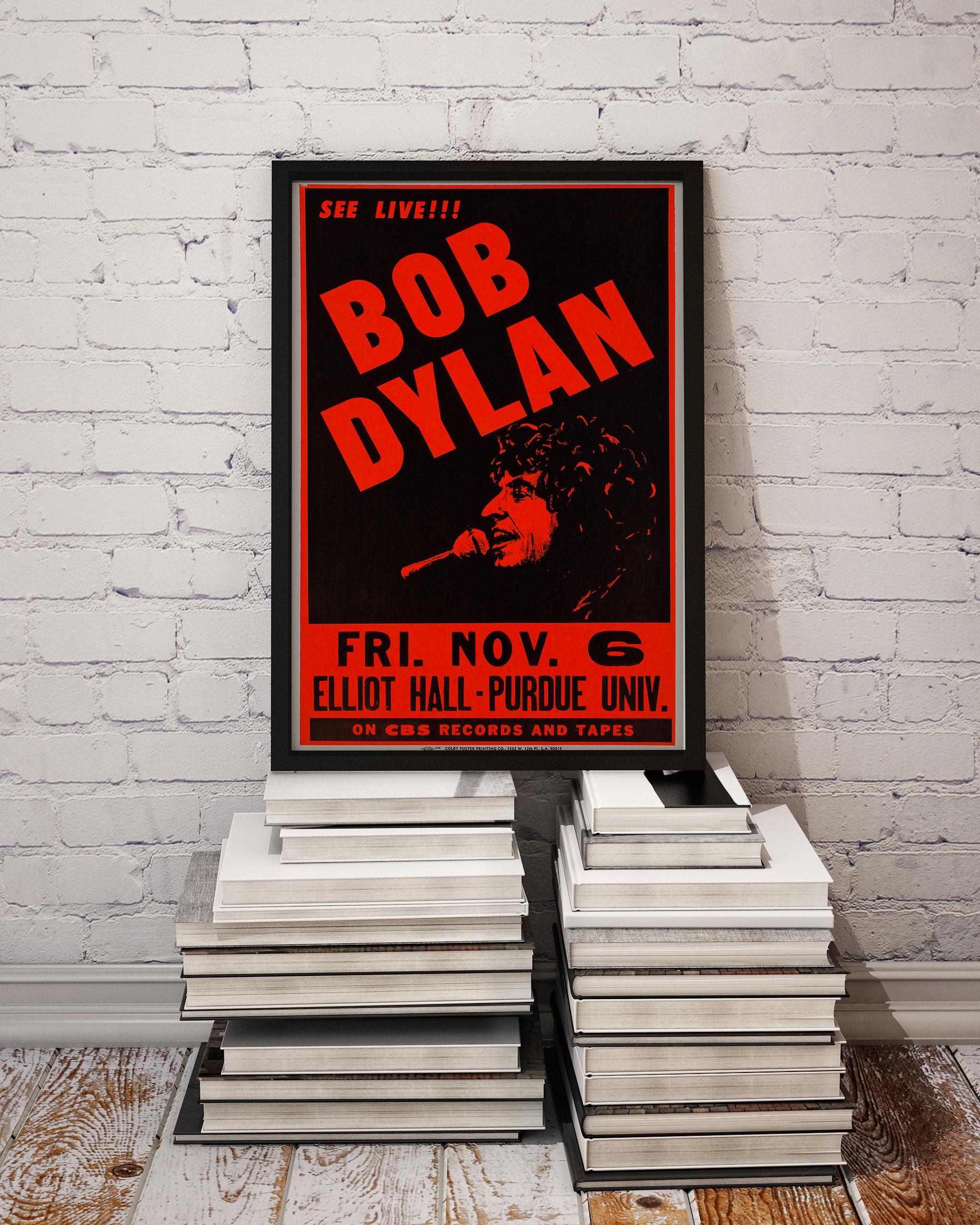 bob dylan concert poster