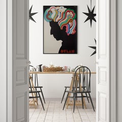 Bob Dylan Original Vintage Poster by Milton Glaser, 1967