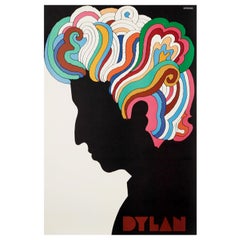 Affiche vintage d'origine de Bob Dylan par Milton Glaser, 1967