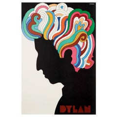 Bob Dylan Original Vintage Poster by Milton Glaser, 1967