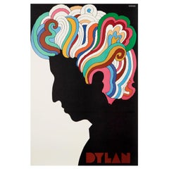Bob Dylan Original Vintage Poster by Milton Glaser, 1967