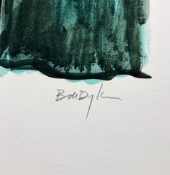 Bob Dylan, "Bicycle" from "The Drawn Blank Series", hand signed