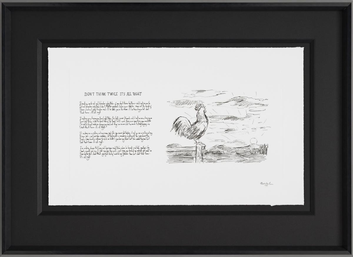 Don't Think Twice, It's Alright - from Mondo Scripto - Original Bob Dylan Lyrics
