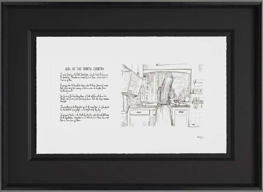 Girl of the North Country - from Mondo Scripto - Original Bob Dylan Lyrics