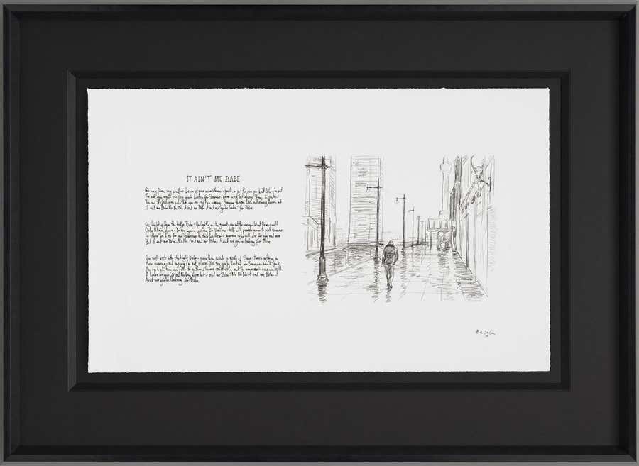 It Ain't Me Babe - from Mondo Scripto - Original Bob Dylan Lyrics