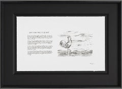 Mondo Scripto - Set von 6 gerahmten Kunstwerken - Original Bob Dylan Texte und Kunstwerke