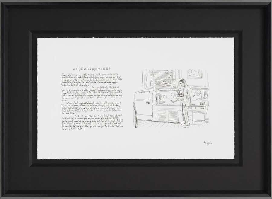 Subterranean Homesick Blues - from Mondo Scripto - Original Bob Dylan Lyrics