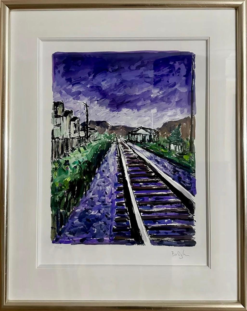 Train Tracks - Print by Bob Dylan