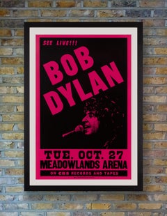 Bob Dylan Original Vintage Concert Poster, American, 1981
