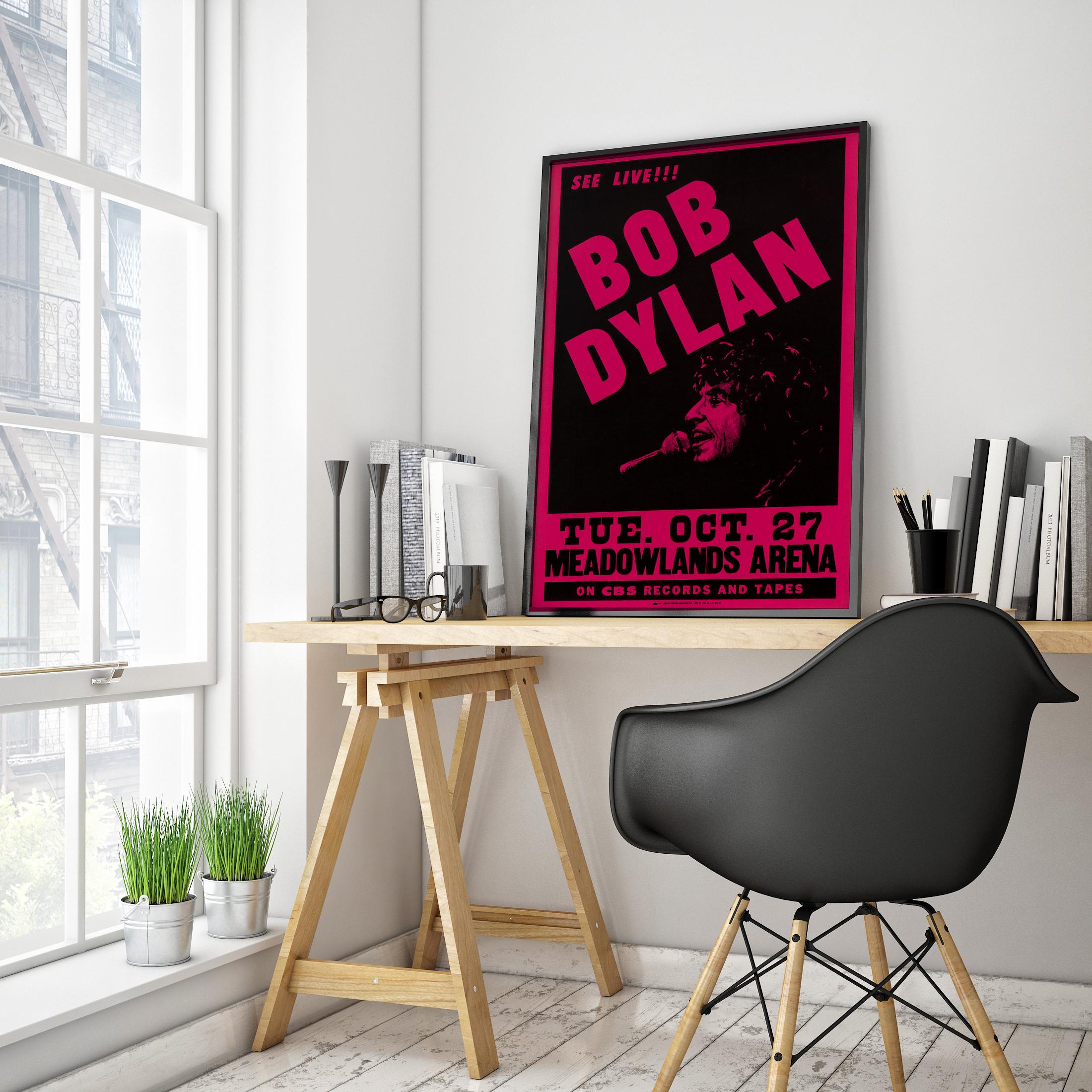 Post-Modern Bob Dylan Original Vintage Concert Poster, American, 1981