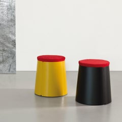 "Bob" Fabric and Metal Coffee Table or Side Table Indoor
