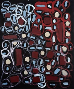 Peinture aborigène à l'acrylique « Painttjanta » de Bob Gibson Tjungarrayi