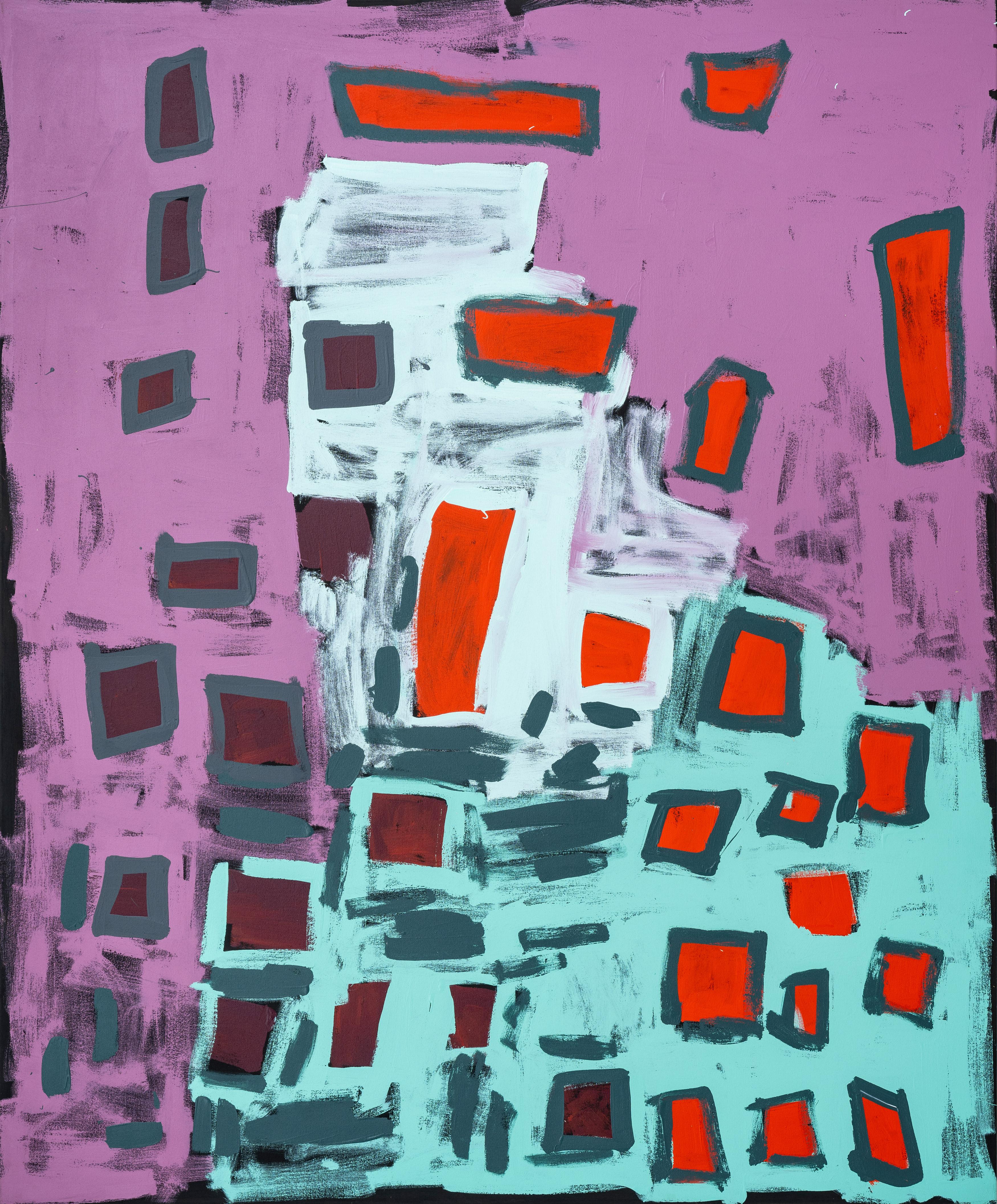 Abstract Painting Bob Gibson Tjungarrayi - Patjanta
