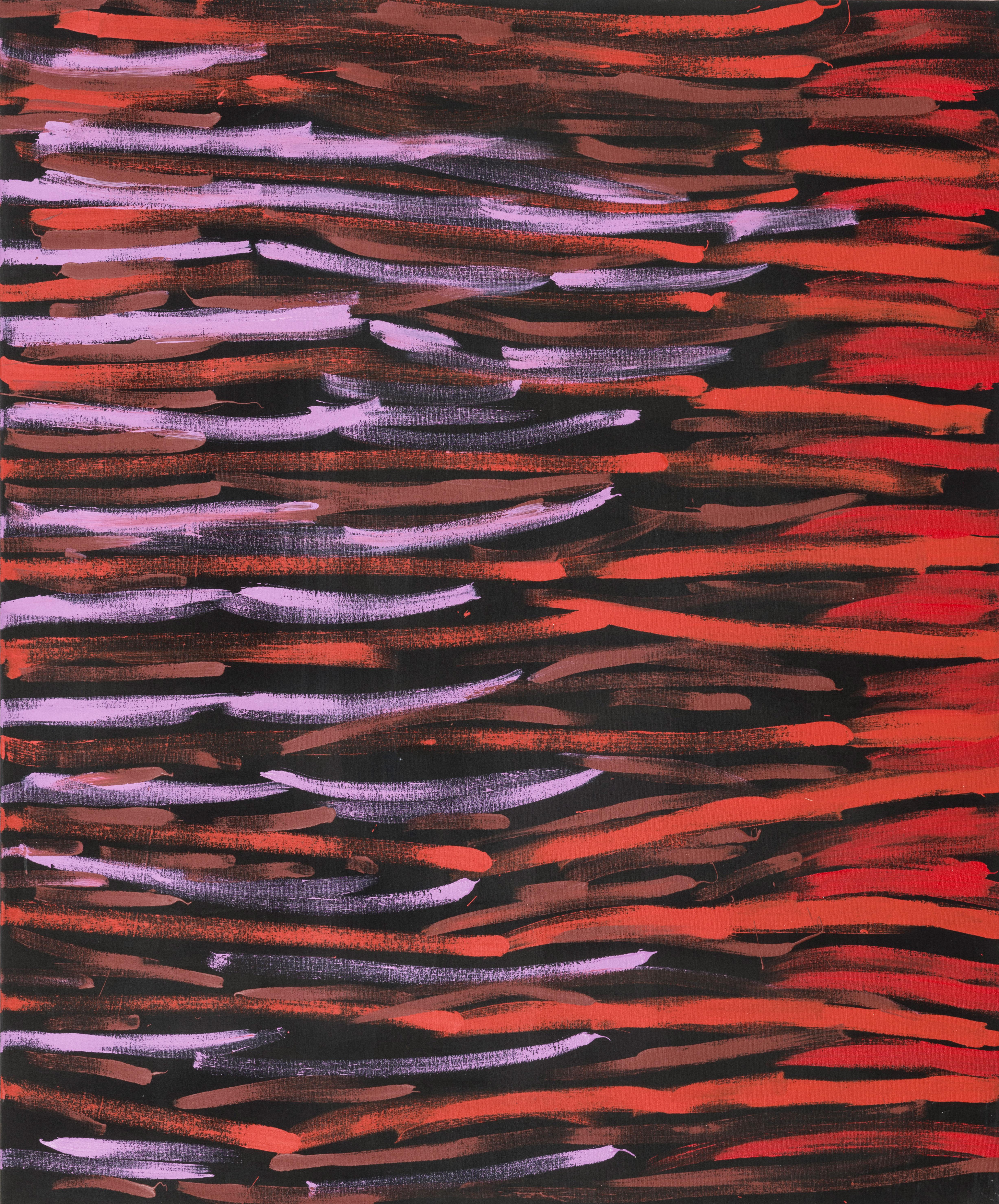 Abstract Painting Bob Gibson Tjungarrayi - Patjanta