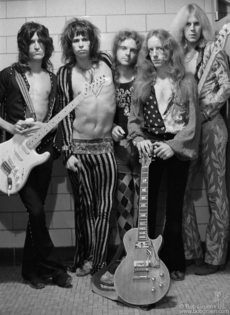 Black and White Photograph Bob Gruen - Shot du groupe Aerosmith, Boston, 1973