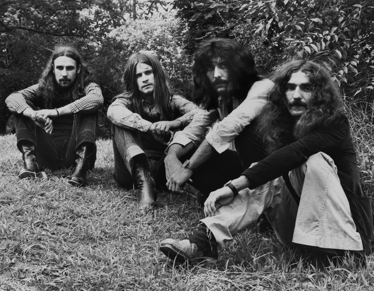 Bob Gruen Portrait Photograph - Black Sabbath, NYC, 1971