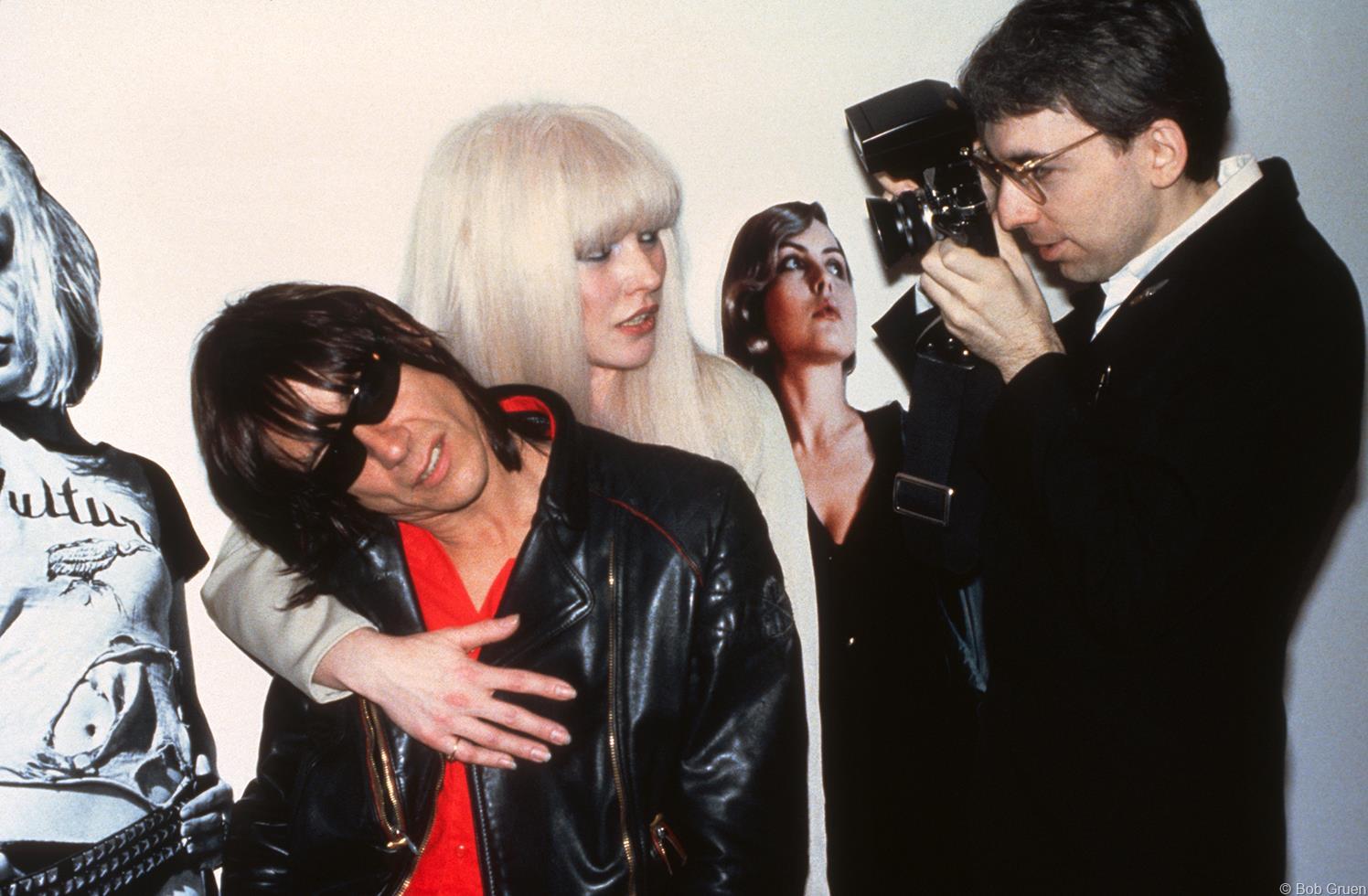 Bob Gruen Portrait Photograph - Iggy Pop, Debbie Harry and Chris Stein, NYC, 1982