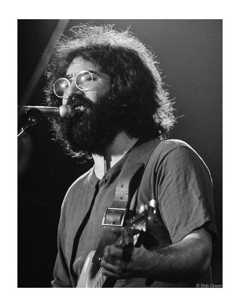 Bob Gruen Portrait Photograph – Jerry Garcia, NYC 1971