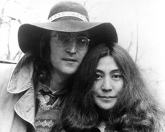 John Lennon and Yoko Ono, Central Park, NYC, 1973