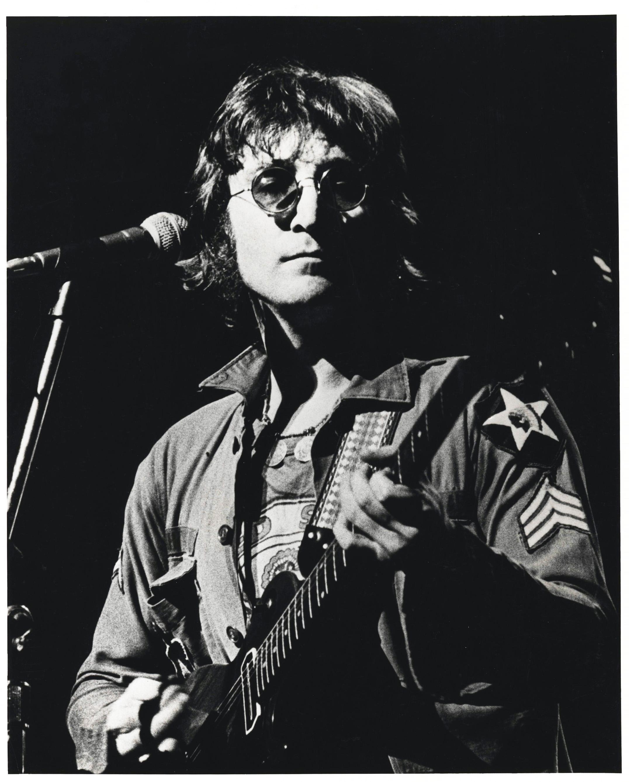Bob Gruen John Lennon-Fotografie (John Lennon im Madison Square Garden 1972) 1