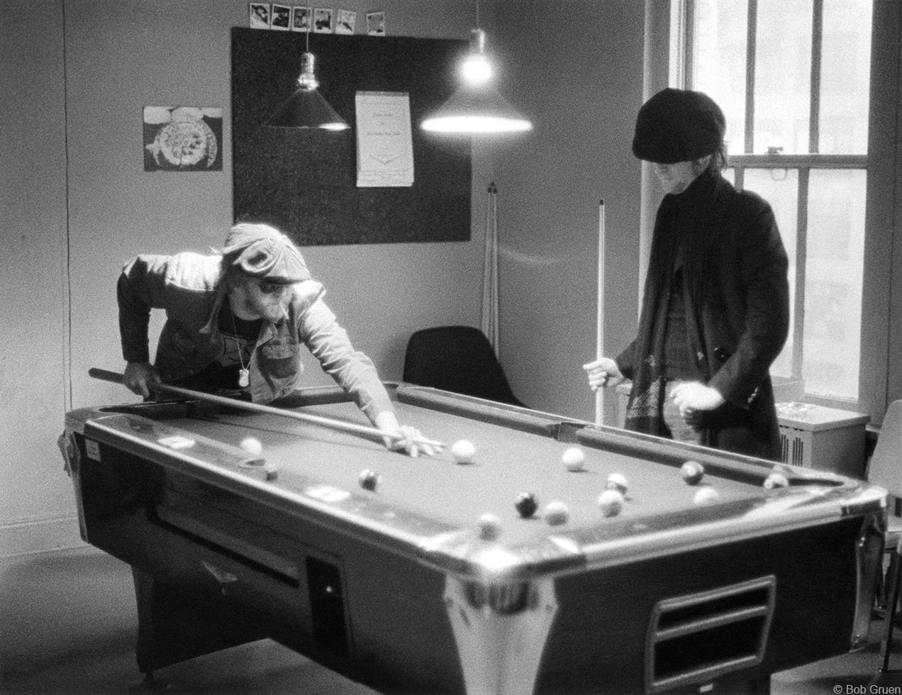 Bob Gruen Portrait Photograph - John Lennon & Harry Nilsson, NYC, 1974