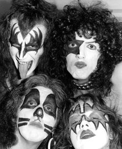 Primo piano di un bacio, NYC, 1975