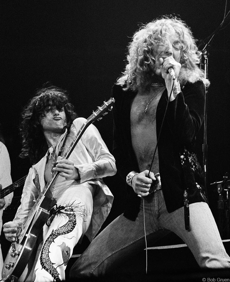 Bob Gruen Portrait Photograph – Led Zeppelin, NYC, 1977