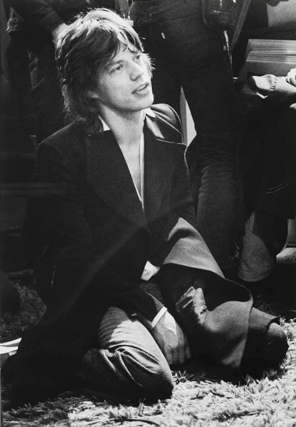 Black and White Photograph Bob Gruen - Mick Jagger, NYC 1972