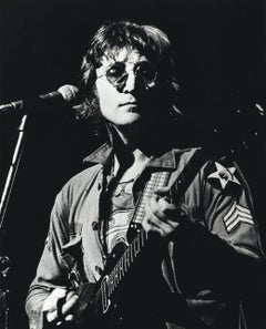 John Lennon Bob Gruen press photo (John Lennon at Madison Square Garden 1972)