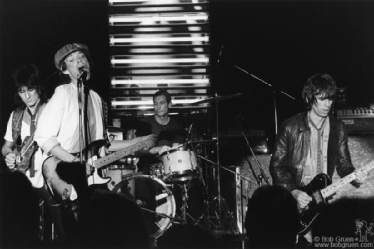 Bob Gruen Black and White Photograph - Rolling Stones, NYC, 1978