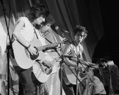 Ron Wood, Bob Dylan, Keith Richards, Philadelphia, PA, 1985
