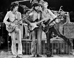 Ron Wood, Eric Clapton, Keith Richards, NYC, 1975