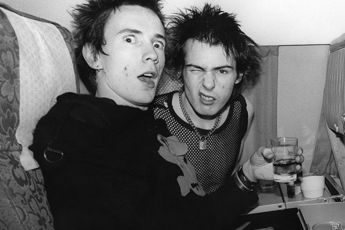 Sex Pistols (Johnny Rotten and Sid Vicious)