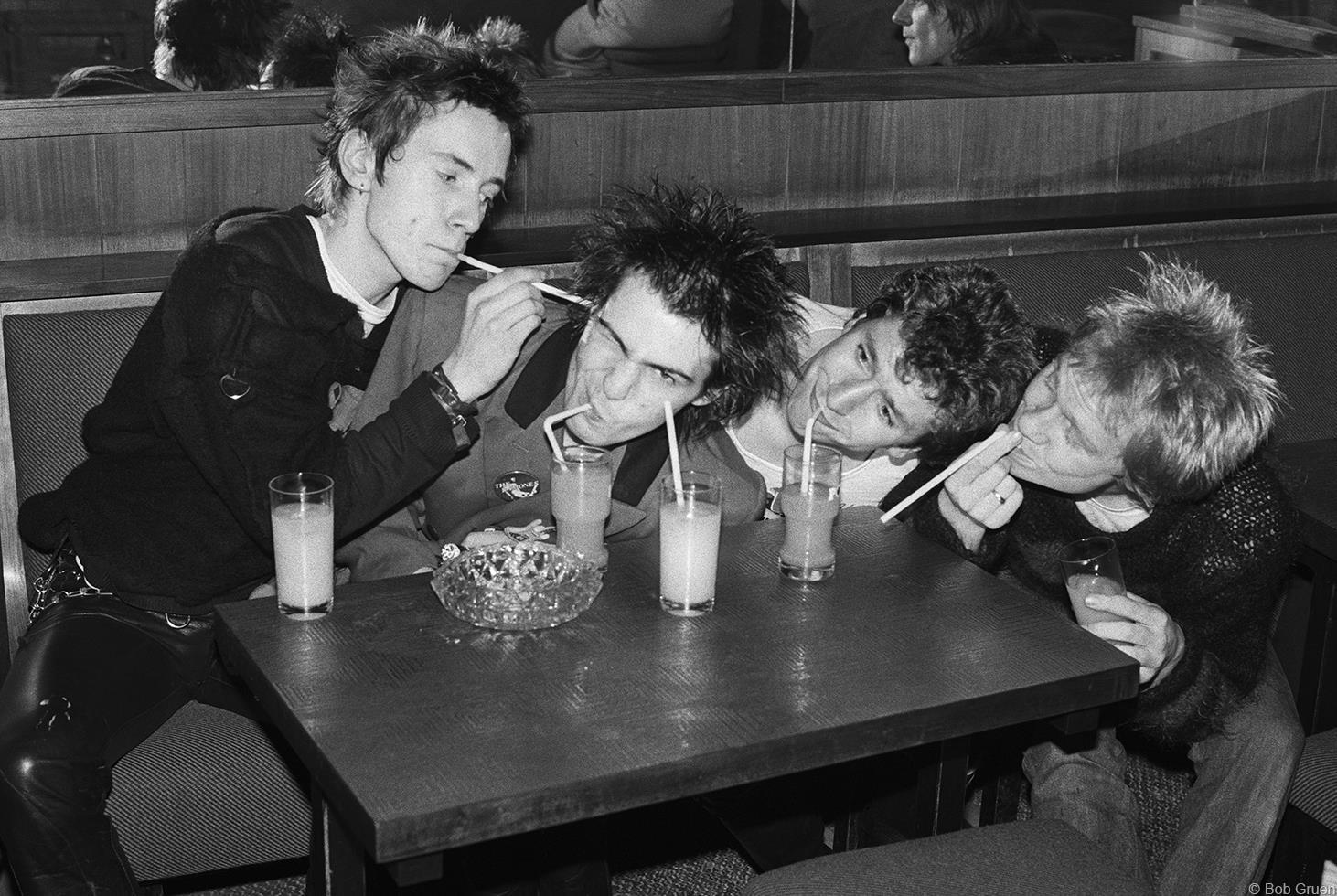 Bob Gruen Portrait Photograph - Sex Pistols, Luxembourg, 1977