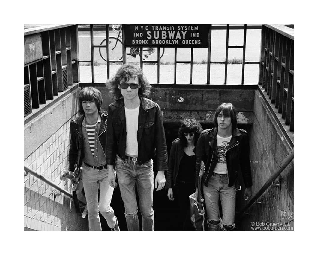 Portrait Photograph Bob Gruen - The Ramones, NYC 1975