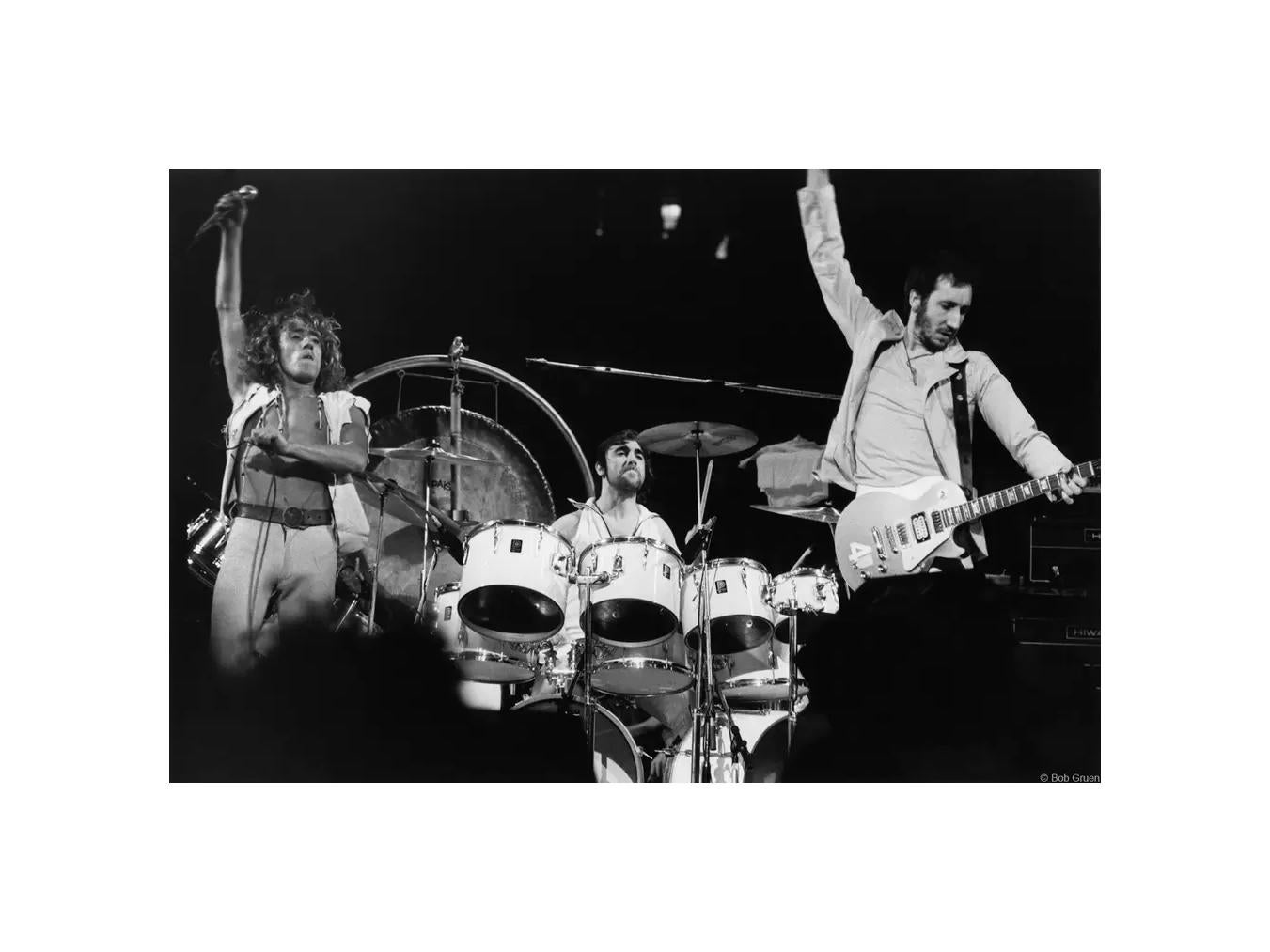 Bob Gruen Black and White Photograph - The Who, NYC 1976 
