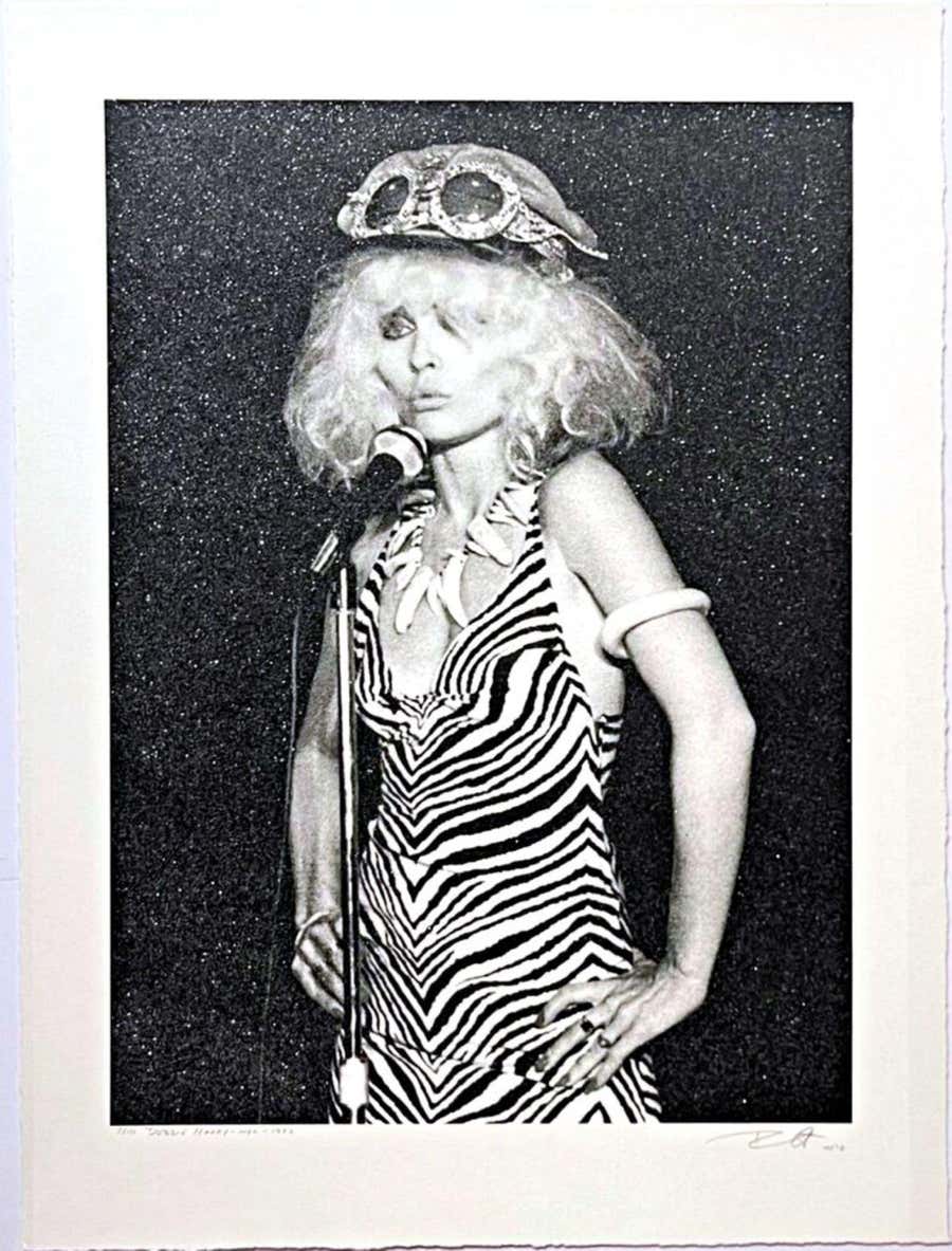 Debbie Harry (Blondie), Max's Kansas City 1976 Signed Edition of 10 Diamond Dust