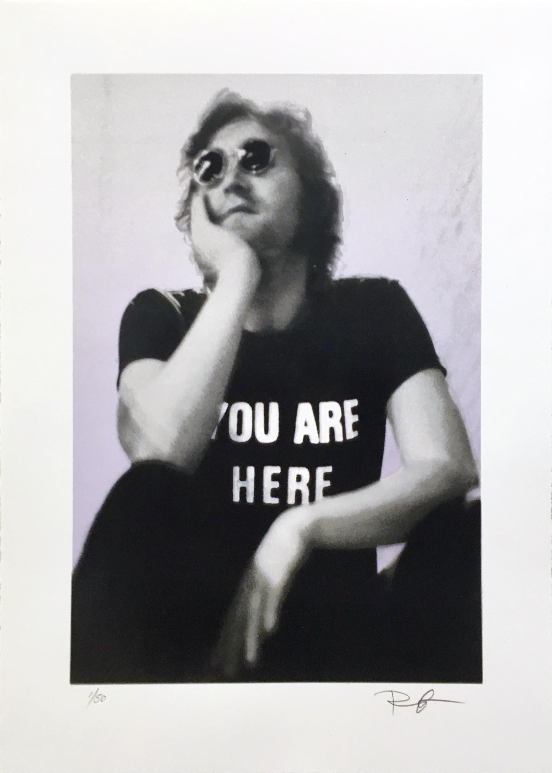 "John Lennon, Fillmore East, NYC, August 1972" Bob Gruen