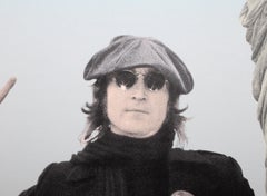 John Lennon - Peace and Freedom Blue, serigrafia di Bob Gruen