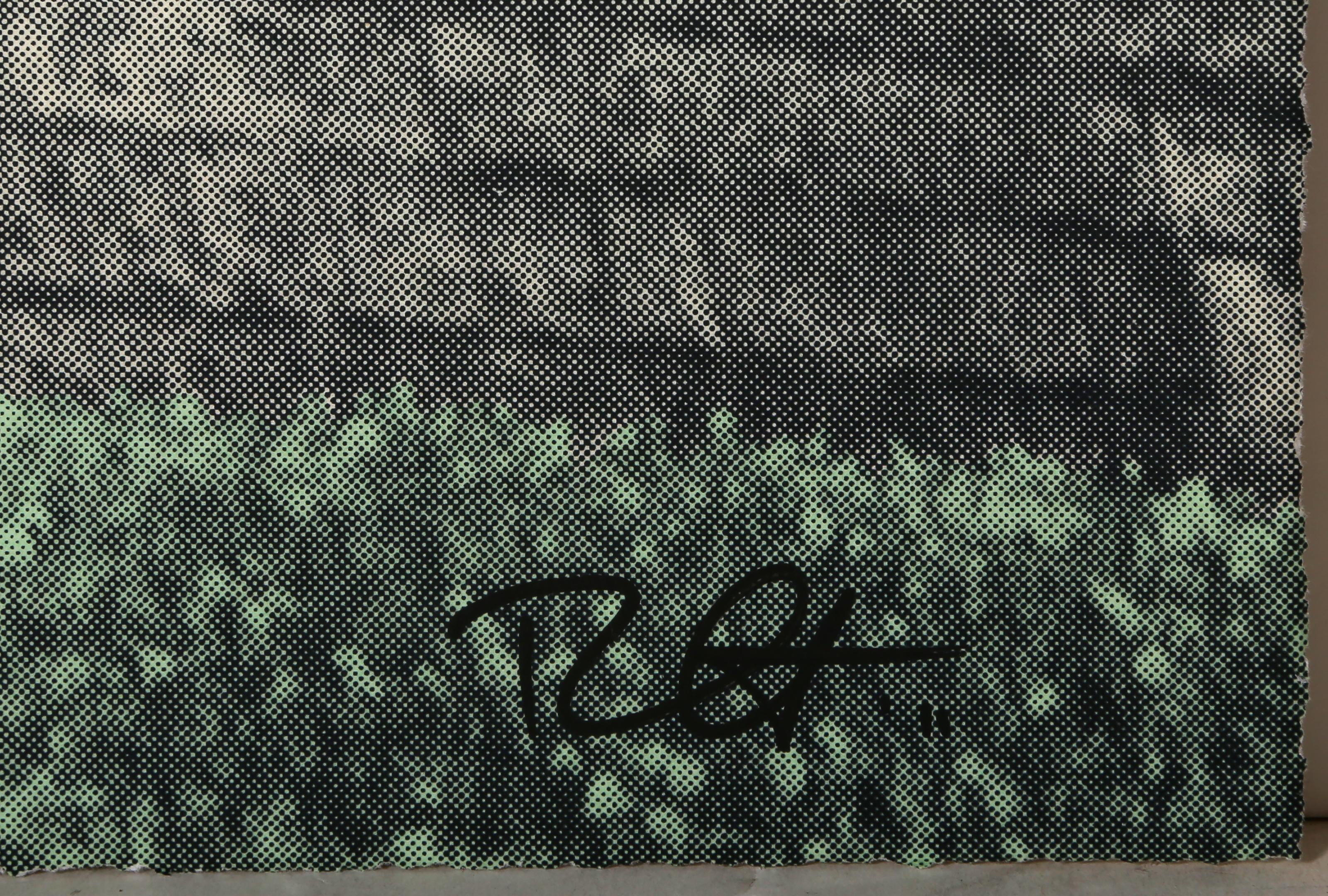 John Lennon - Paz y Libertad Amarillo, Serigrafía de Bob Gruen en venta 2