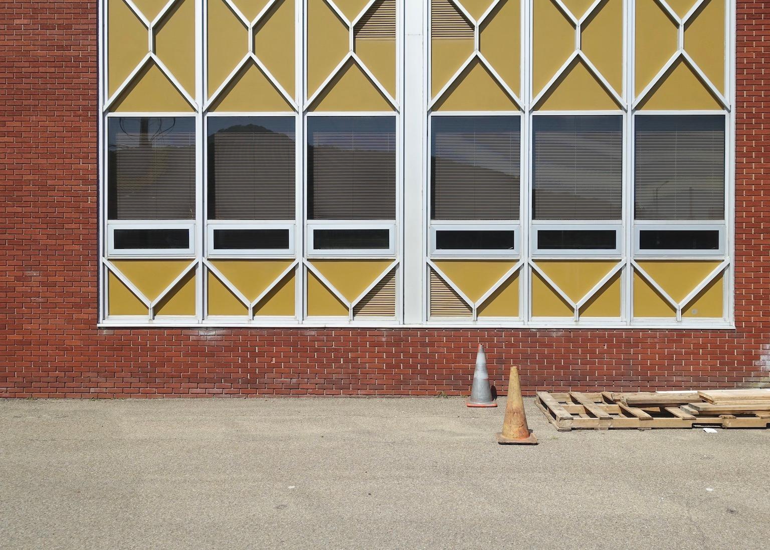 Ochre Windows, Bradford, PA, 2022

Bob Hambly has that rare talent to find the uncanny, yet familiar, and compose it into an extraordinary photograph. The formalism of his work, coupled with the irony of place, makes for a series of photographs with
